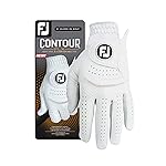 FootJoy Men\'s Contour FLX Prior Generation Golf Glove, Pearl, XX-Large, Worn on Left Hand
