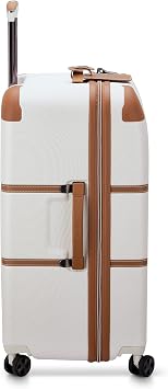 Delsey Paris Chatelet Hardside Luggage with Spinner Wheels, Champagne White, Checked-26 Inch Trunk, No Brake, Chatelet Hardside Luggage with Spinner Wheels