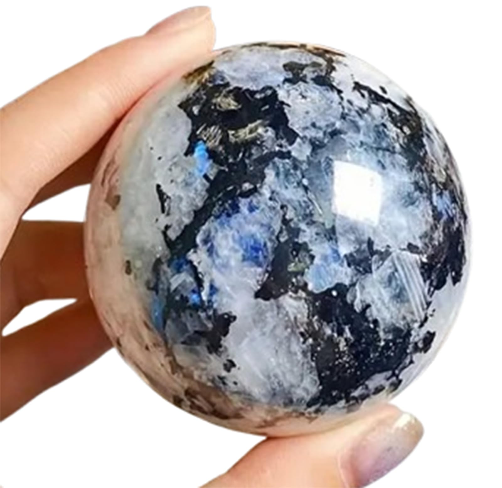 JFGCTYHXY Crystal balls, Crystal Sphere for Home and Office Decor, Feng Shui Stones Ball Orb for Witchcraft Decorative Balls,7~7.5cm(7~7.5cm)