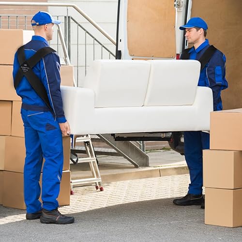 Miniatura 6 de Correas móviles (5 pulgadas de ancho), correas de elevación para 2 movimientos, correas móviles de hombro perfectas para equipos, electrodomésticos,