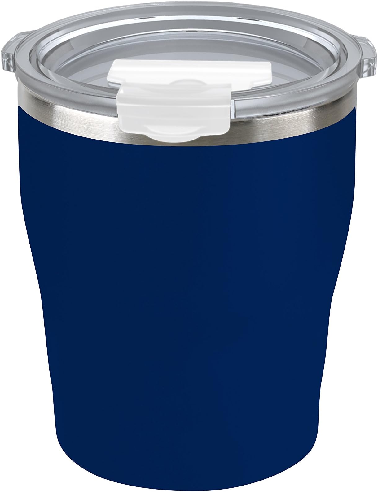 Tahoe Trails 10 oz Stainless Steel Tumbler Vacuum Insulated Double Wall Travel Cup With Lid, Blue
