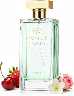 HVNLY Pleasure EDP | Perfume For Women | An Ideal Gift | Long Lasting Premium Fruity Floral Fragrance | Cherry, Strawberry,Patchouli | Best For Night Out & Casual Wear | 1.0 fl.oz