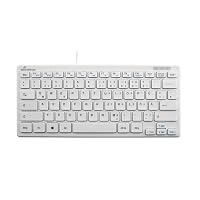 MediaRange MROS113 Tastiera Qwertz con cavo bianco/grigio chiaro