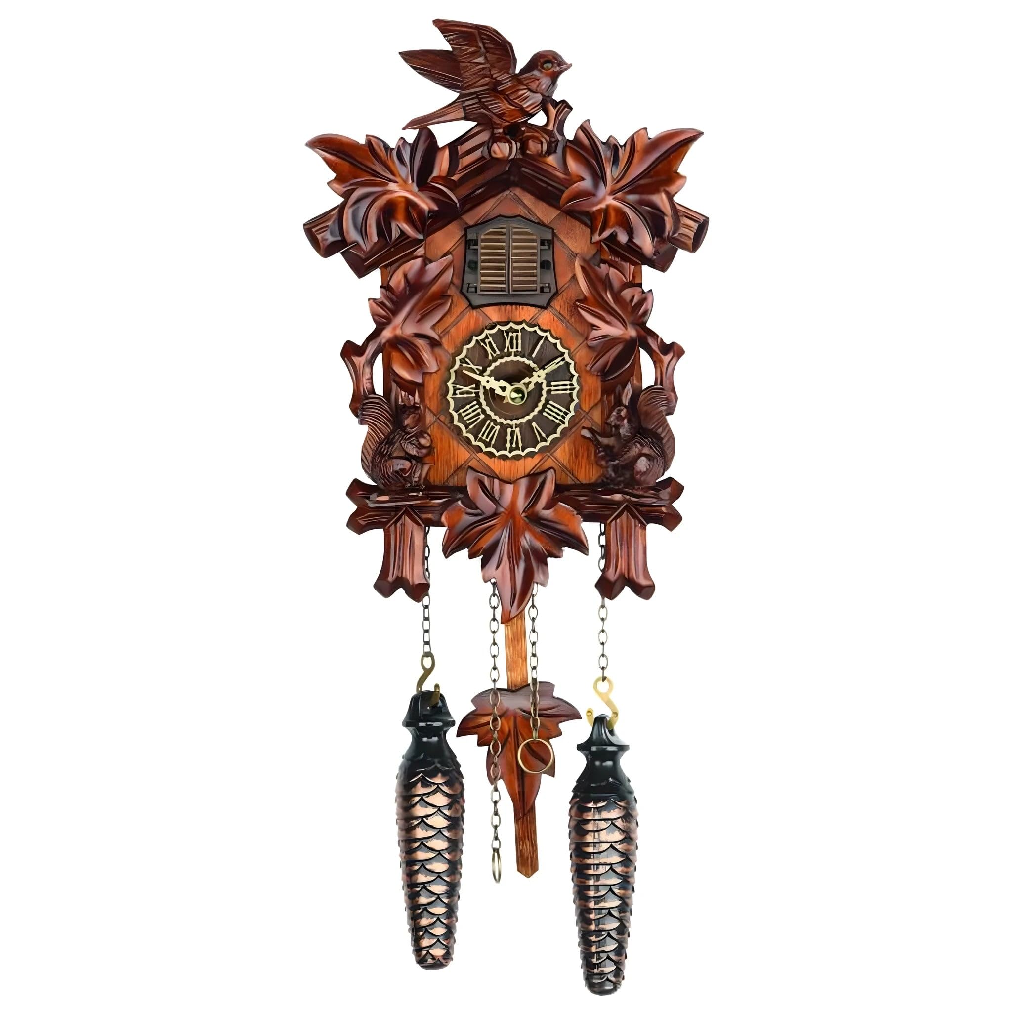 Dolfi | Cuckoo Clock | Hand-Painted Wood in Val Gardena | Religious Item