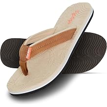 Floopi Flip Flops for Women Durable EVA Floral Textured Sandals Ladies Beach Sandals with Indoor & Outdoor Anti Skid Soles