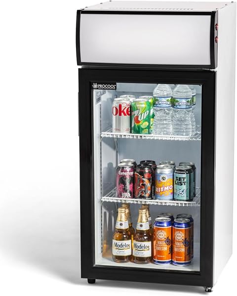 ProCool Creative Cooling Solutions T-80L 2.8 cu ft Beverage Cooler White