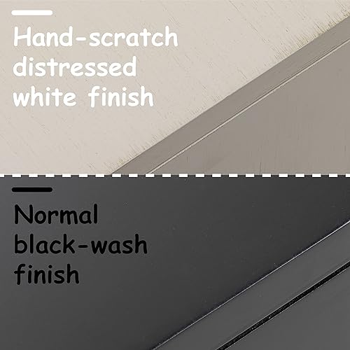 Miniatura 28 de COZAYH Mesita de noche moderna y totalmente montada, con forro limpio, mesa auxiliar con 1 cajón, color negro Negro -,Blanco