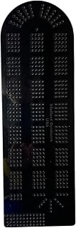 Cribbage Board Template Black Acrylic - 4 Lane - Made in USA