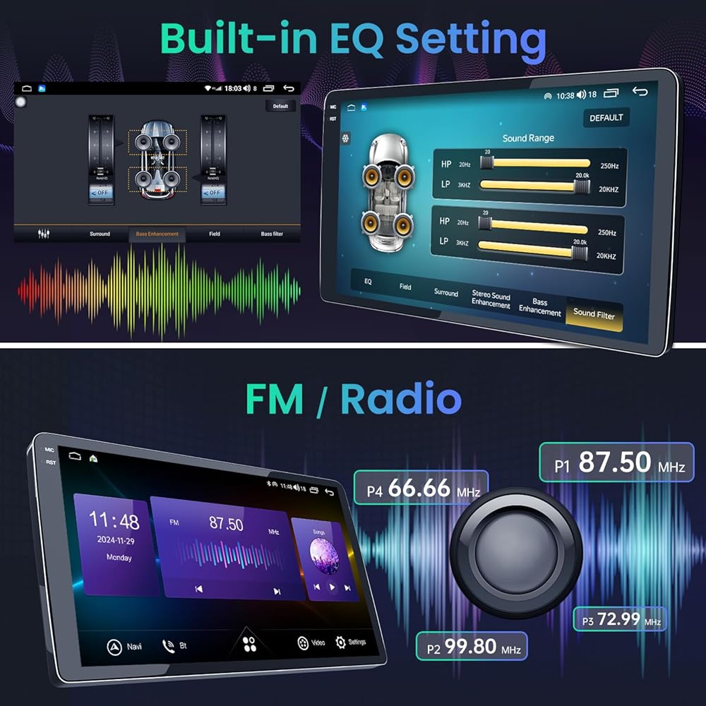 4Core+64G 9" Car Radio for Dodge Ram 2013 - 2018 with Wireless CarPlay 5