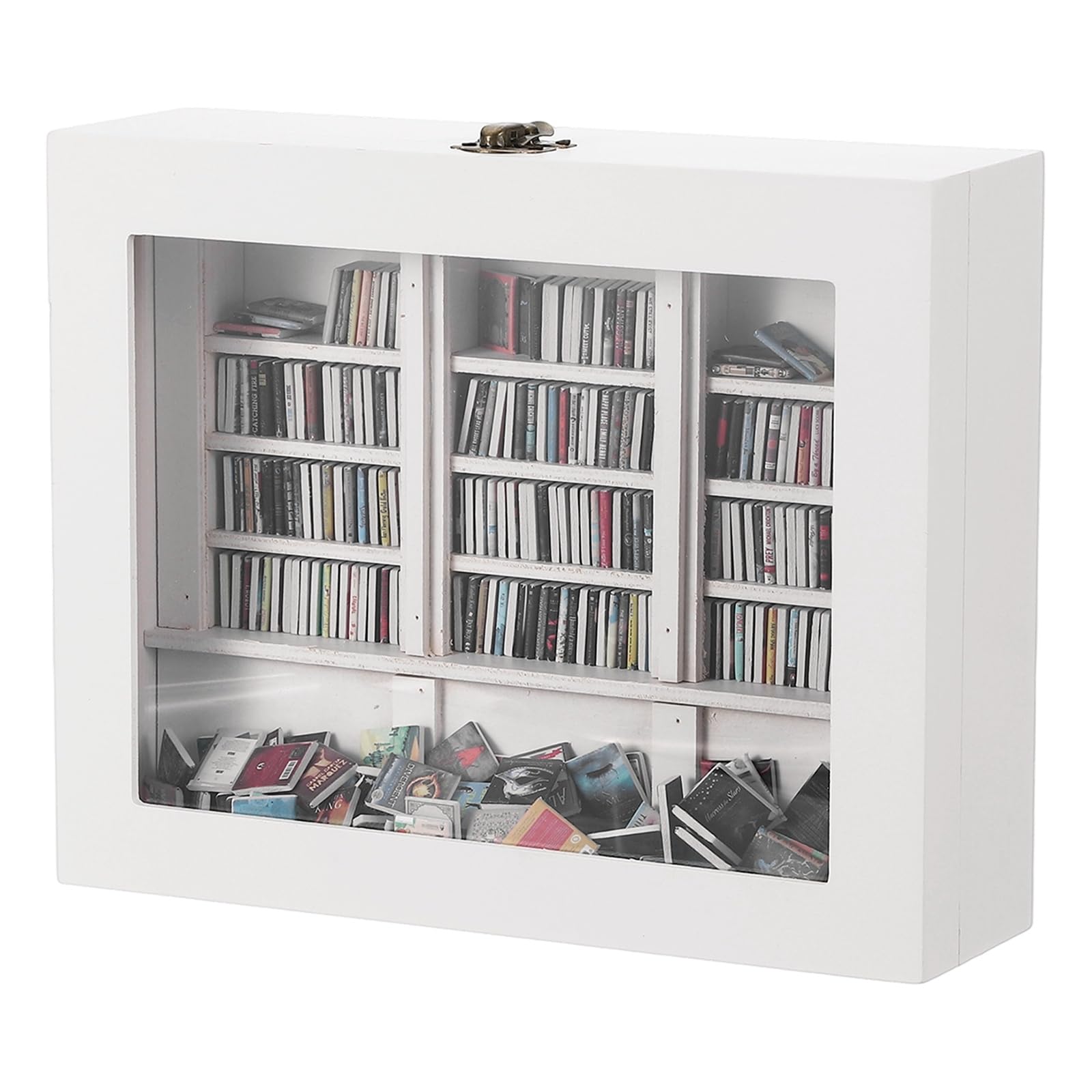 Estantería libros anti ansiedad PATIKIL mini biblioteca madera decoración hogar