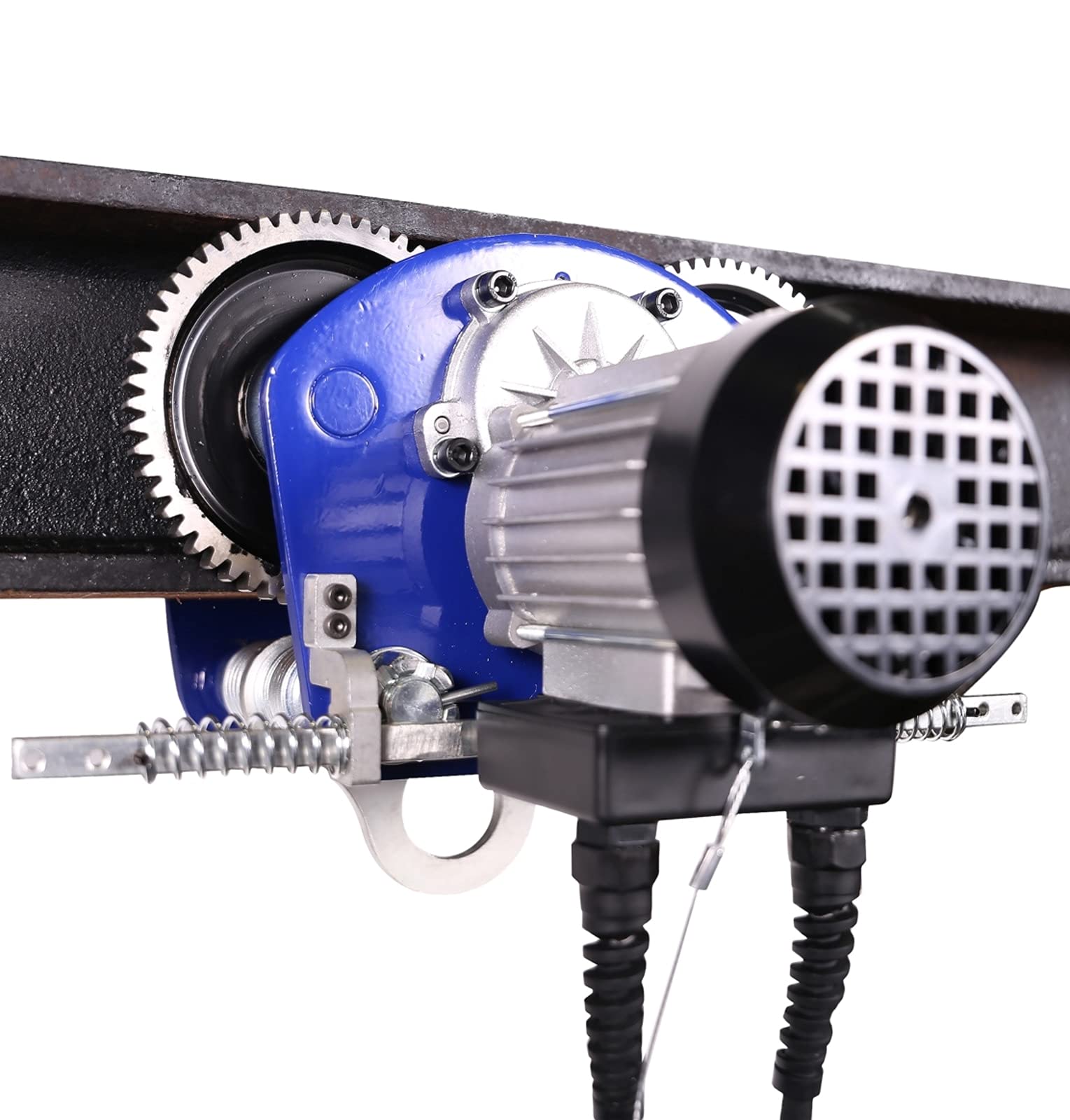 Pallit Laufkatze elektrisch | 1000 kg Tragkraft | 68-110 mm Flanschbreite | Krankatze Rollfahrwerk Handfahrwerk