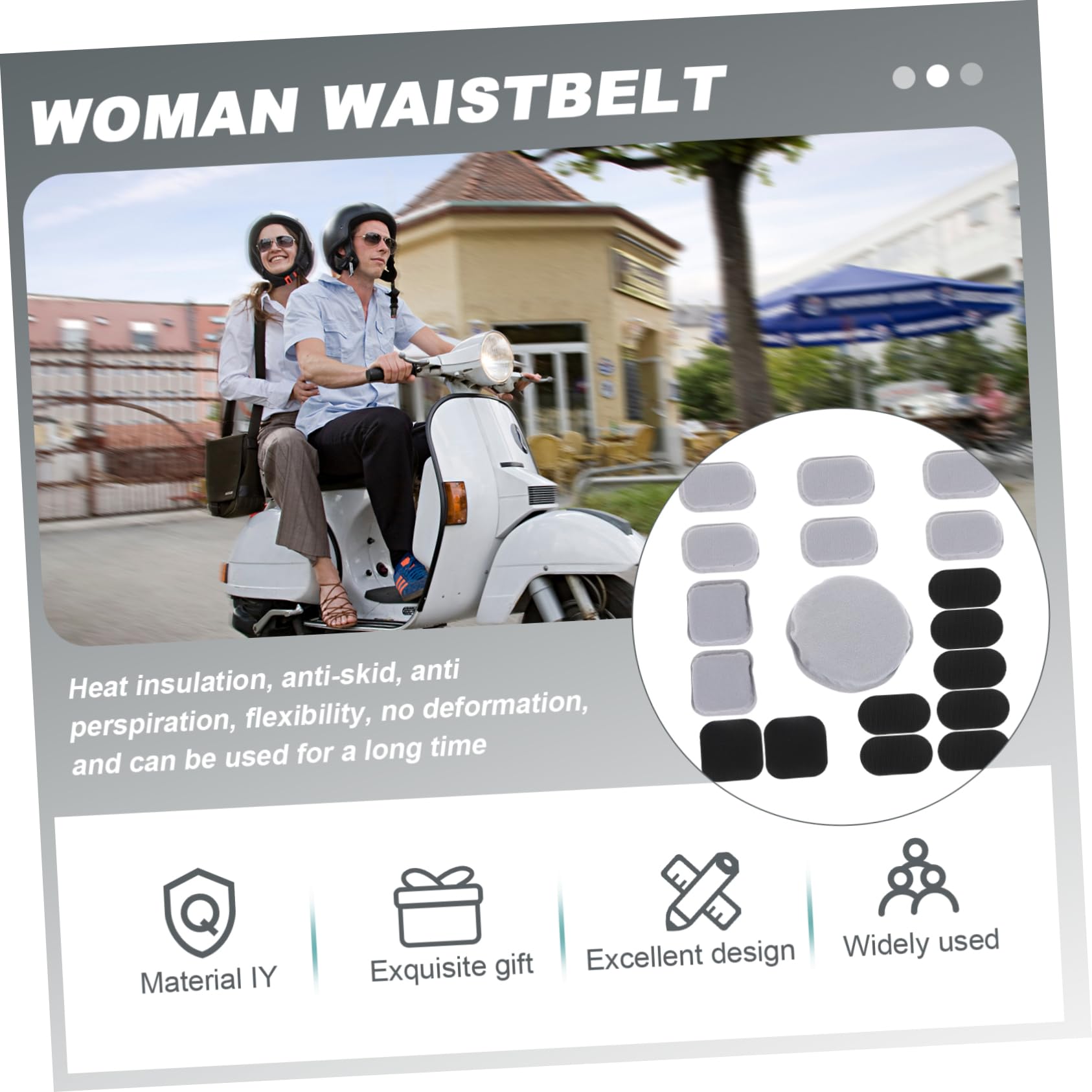 SUPVOX 1set Shockproof Helmet Padding Breathable Lithe Cushions for Comfortable Riding Helmet Protective Mat Easy Installation
