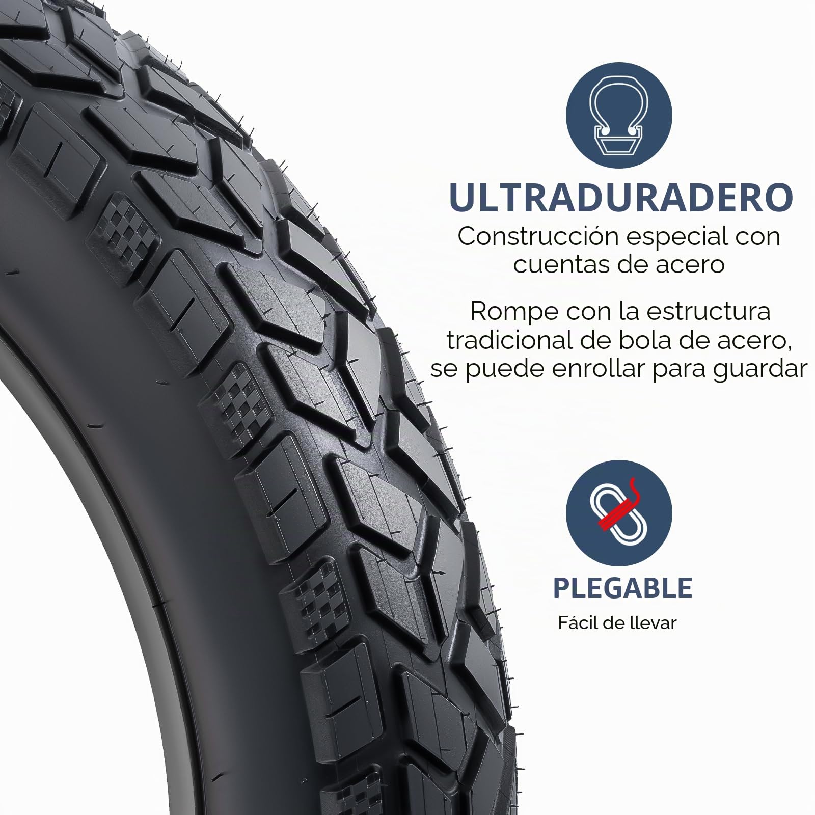 YunSCM 2 neumáticos para Bicicleta eléctrica de 20 Pulgadas y 20 x 4,0, compatibles con neumáticos de Bicicleta Todoterreno de 20 x 4,0