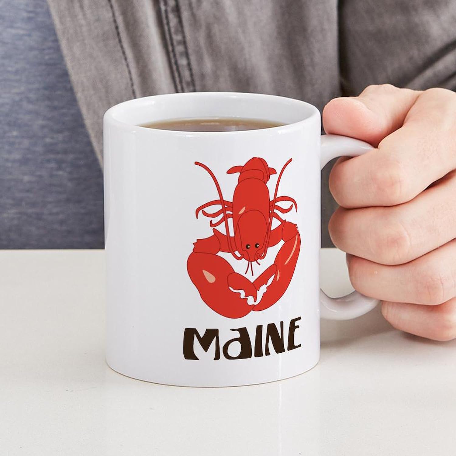 CafePress Maine Mugs 11 oz (325 ml) Ceramic Coffee Mug