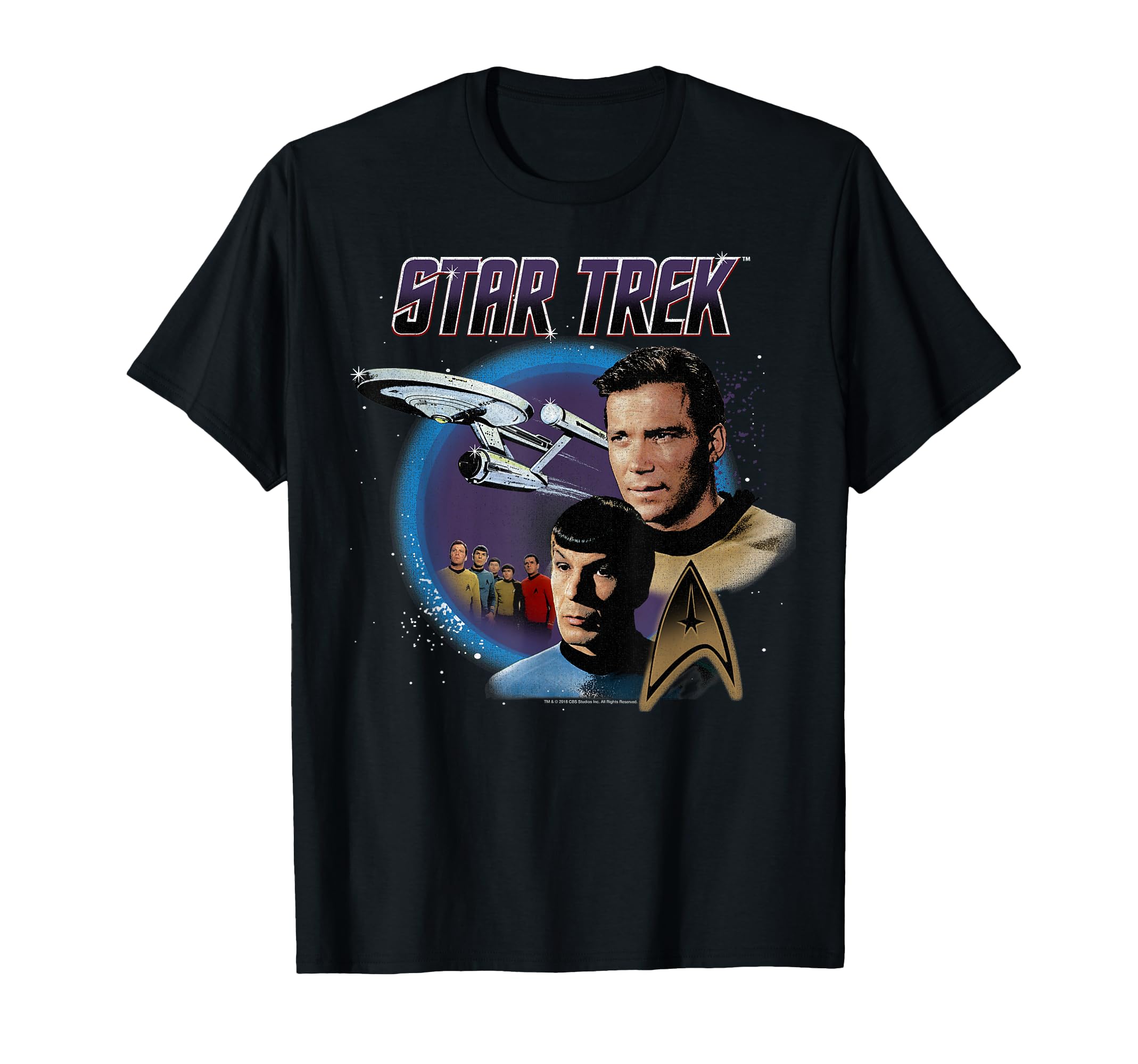 Star Trek Original Series Vintage Enterprise T-Shirt
