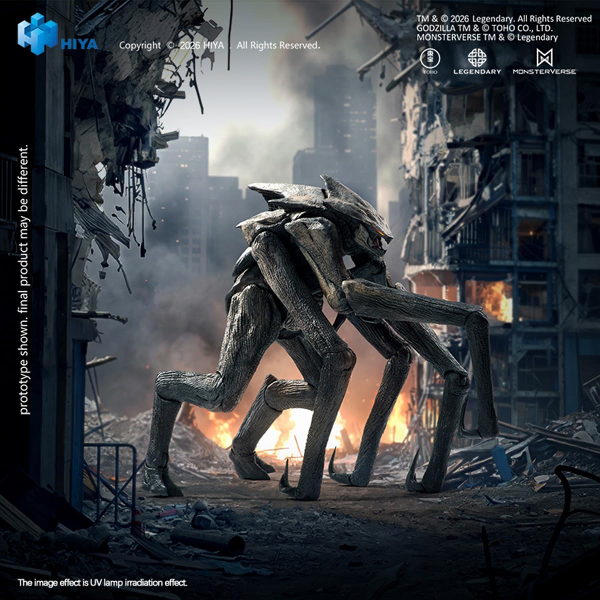 HIPLAY HIYA Seria Exquisite Basic Godzila: King of the Monsters 2019 MUTO (EBG0246) Figurka akcji 15 cm