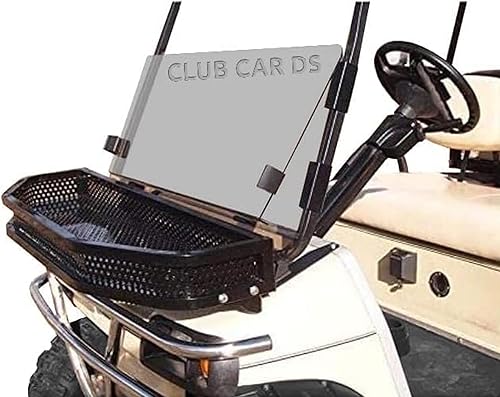 Huskey Parts Company Cesta delantera de arcillautilidadcarga compatible con EZGO TXTRXVClub CarYamaha carrito de golf con soportes