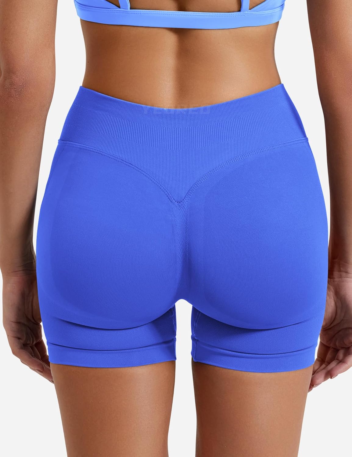 YEOREO SoftHue Women Workout Gym Impact Shorts Hidden Scrunch Butt Lifting 2.5"/3.6"/4.5"/6" Seamless Shorts - Image 2