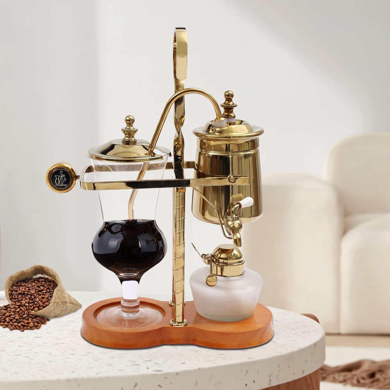 Futchoy Luxury Siphon Balance Coffee Maker Kettle Royal Family Balance Siphon Coffee Machine