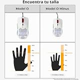 GLORIOUS Model O Mouse para juegos con cable de 2.36 oz, diseño de panal