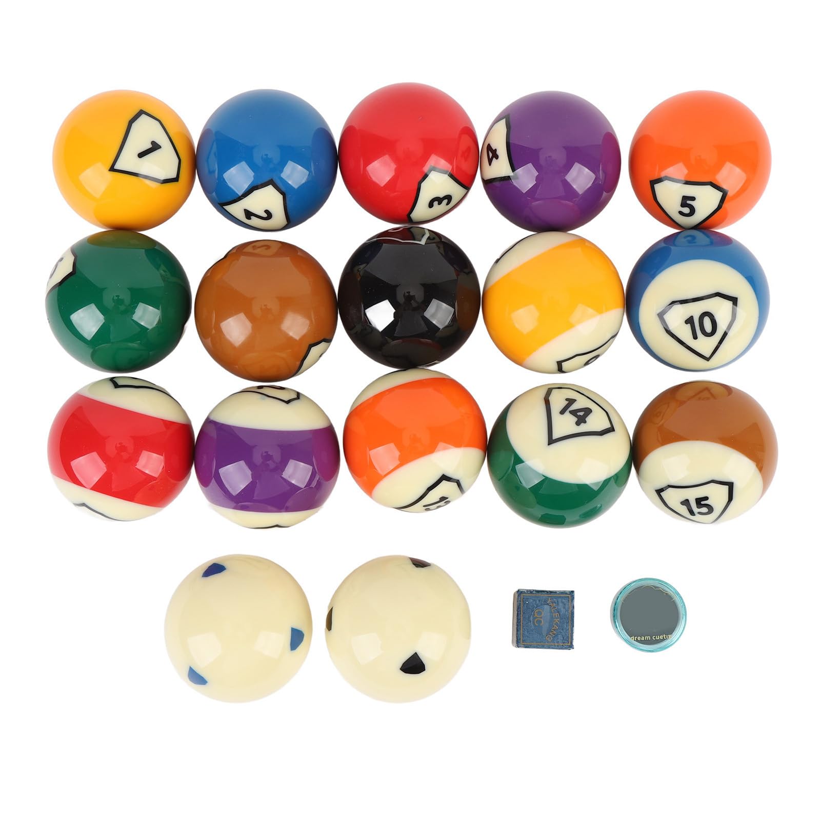 Changor Billardkugel-Set, 57,2 Mm, Kunstharz, Professionelle Qualität