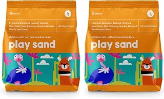 Children’s Play Sand, Premium Quality, 10KG Light Colour Sand, Non Toxic, Natural Washed Play Pit, Ideal for Kids, Craft, Pets and Aquarium…