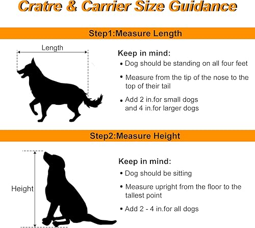 Miniatura 8 de Confote - Jaula para perros de acero inoxidable de 37 pulgadas para entrenamiento de perros grandes en interiores y exteriores con puertas dobles y
