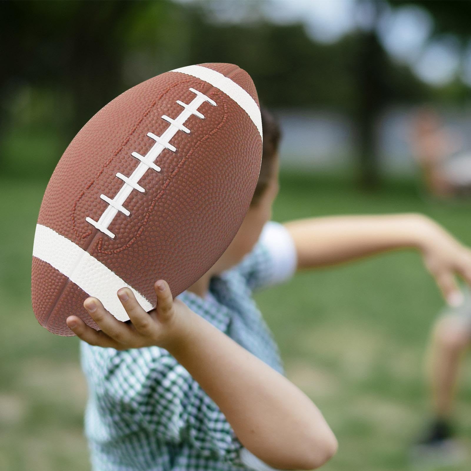 Pallone da football americano - Football americano misura 3, 20 cm*10 cm Palloni da calcio vintage per bambini sportivi antiscivolo da esterno per allenamento | Calcio amricano in pelle sintetica ad