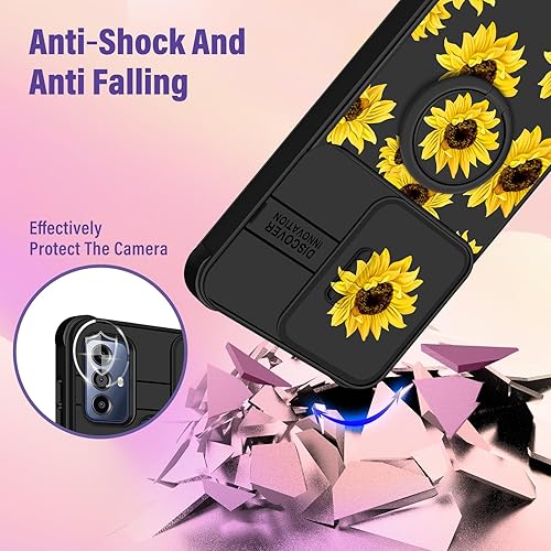 Miniatura 3 de Funermei Funda para teléfono Motorola Moto G Pure 2 en 1, funda para teléfono Moto G Power 2022, funda para Moto G Play 2023, funda para mujer,