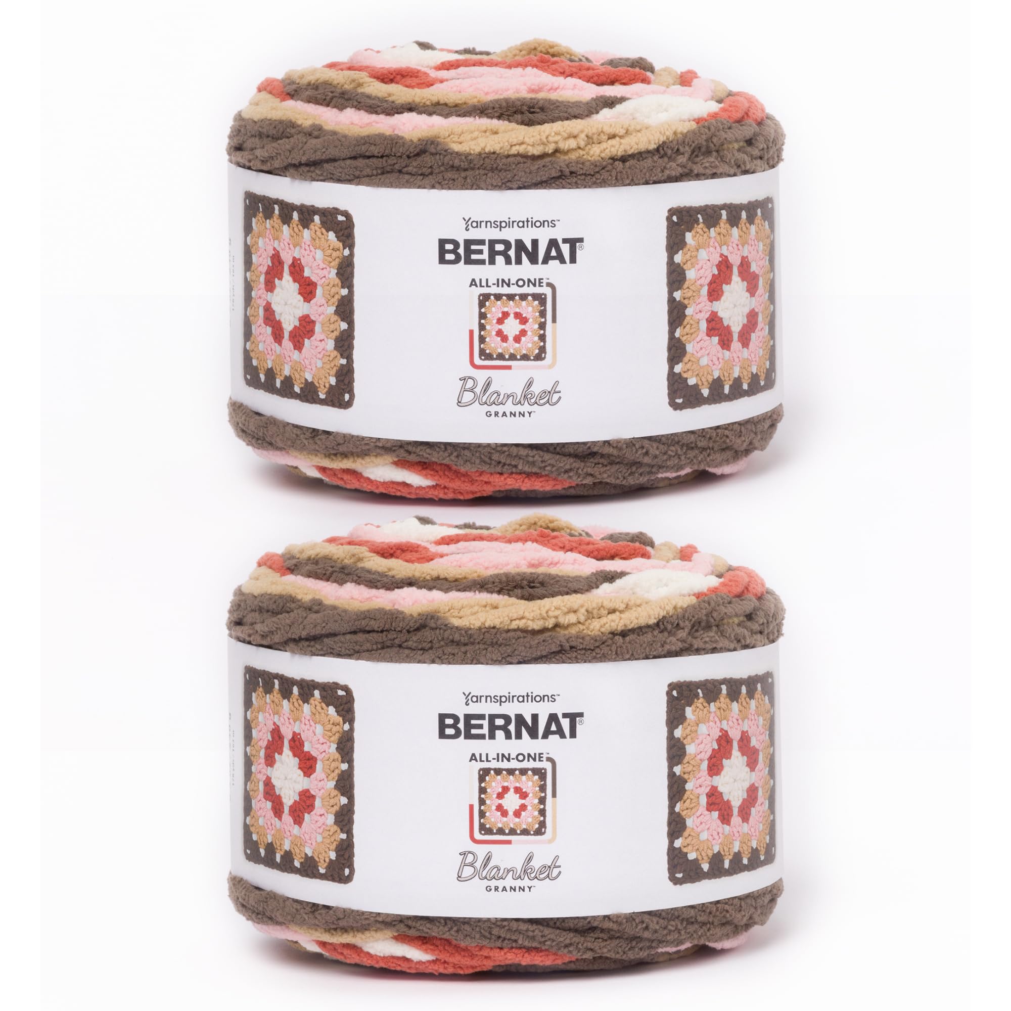Hilo para tejer mantas Bernat All in ONE Blanket Granny para tardes de ganchillo en casa