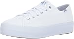Keds Womens Triple Kick Canvas Gingham Sneaker