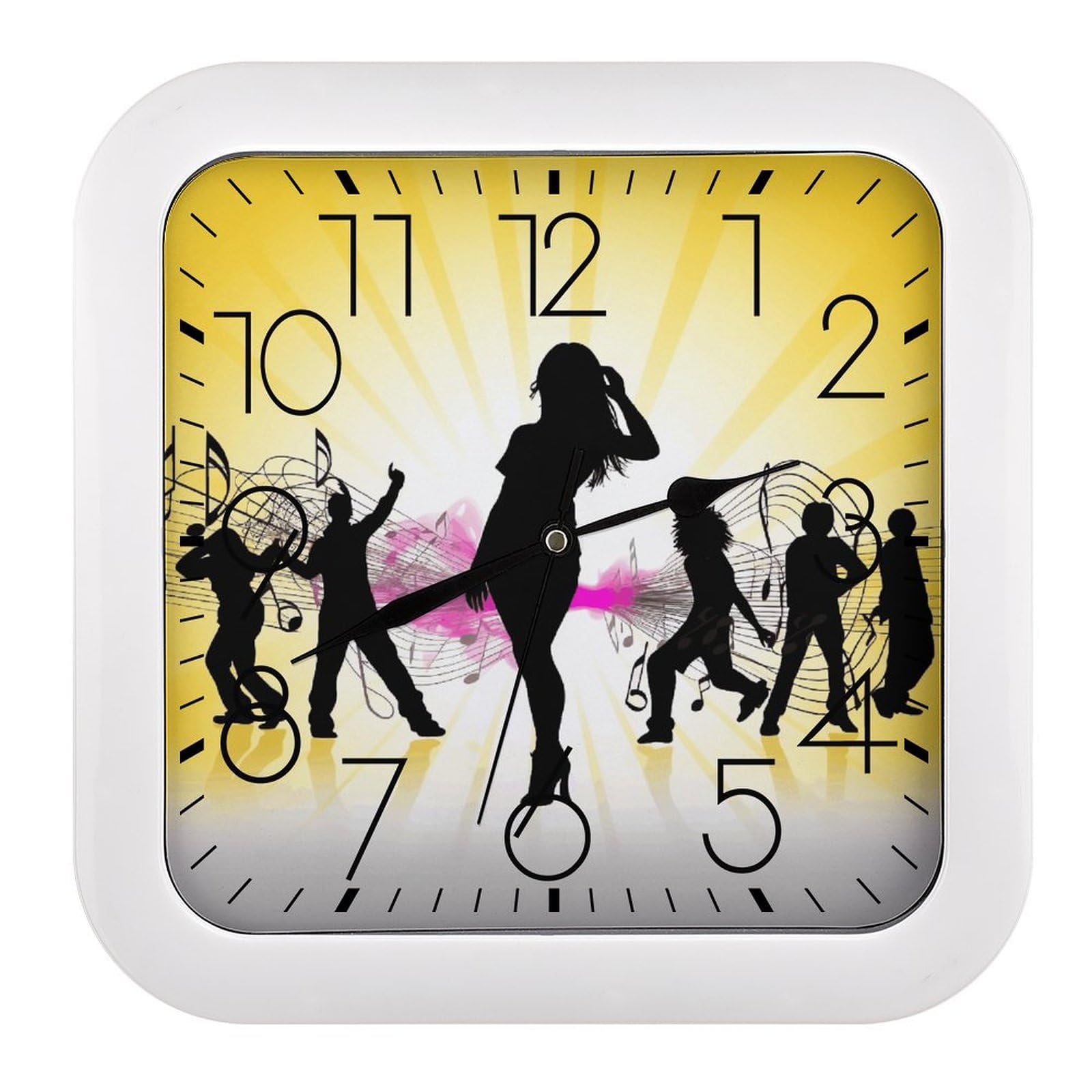 Horloge murale vintage pour retrouver le sommeil sans aucun tic-tac