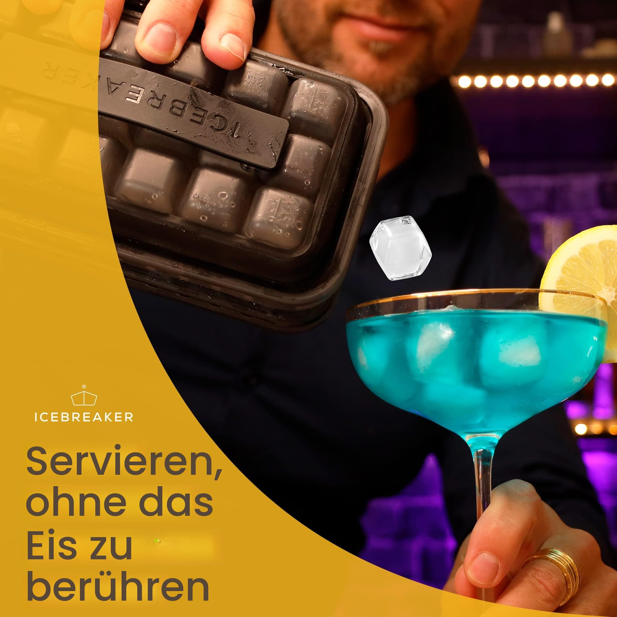 Eiswürfelbereiter Icebreaker Pop 2.0 schwarz
