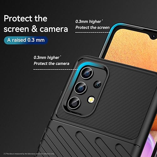 Miniatura 3 de Funda de teléfono para Galaxy A32 5G, Samsung M32 5G SM-A326 con protector de pantalla, grado militar, a prueba de golpes, resistente a los