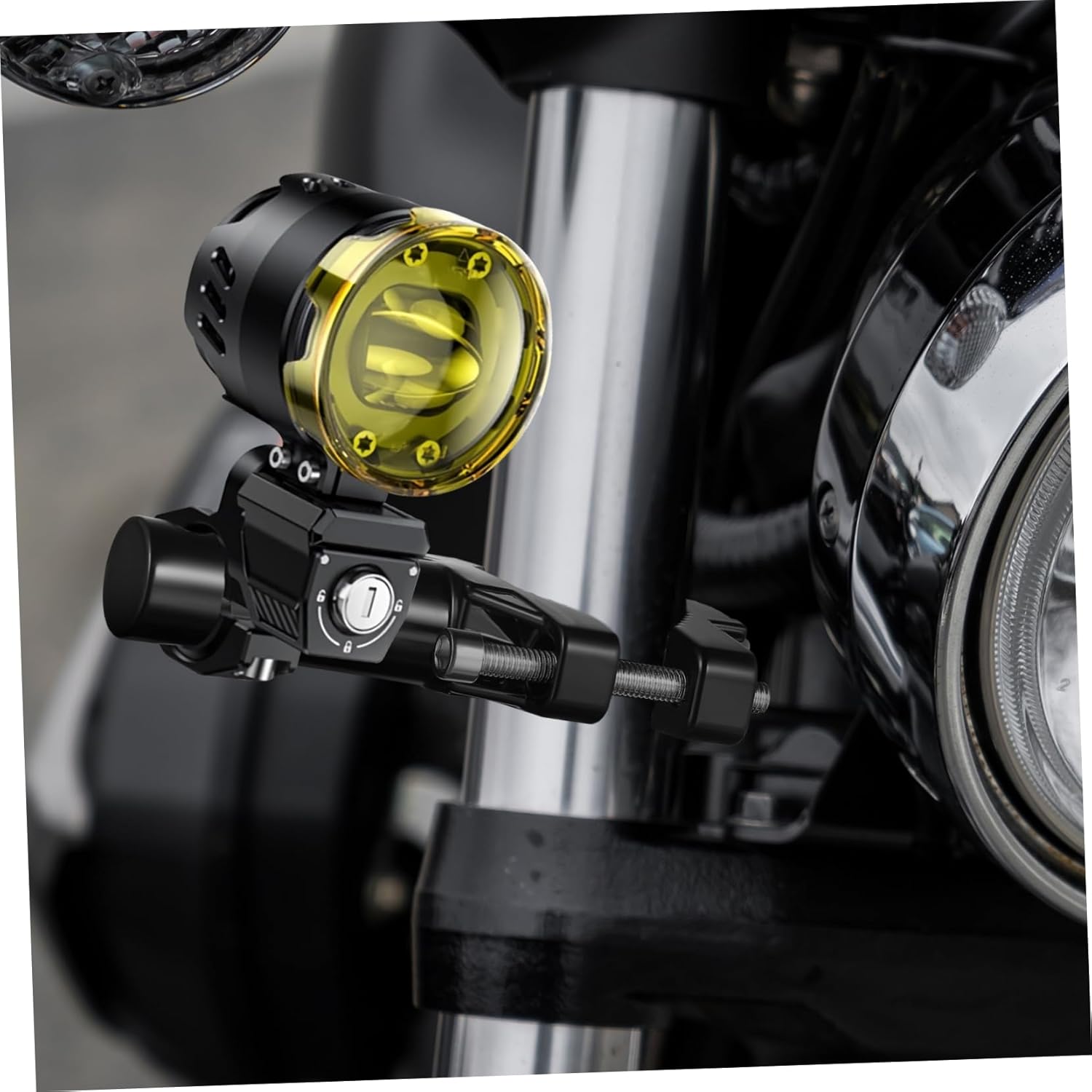 10pcs Motorcycle Headlight Bracket Shock-Absorbing Mounts for Fog Lights Headlamps and More Installation Forks