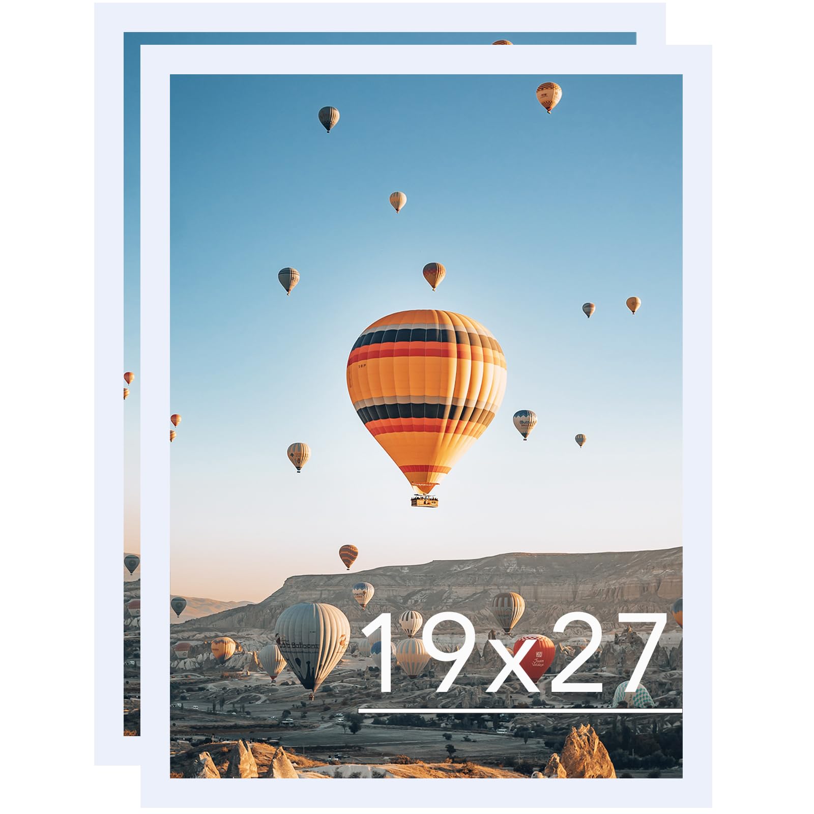 Cadre photo de 48,3 x 68,6 cm blanc lot de 2 pour poster et affiche