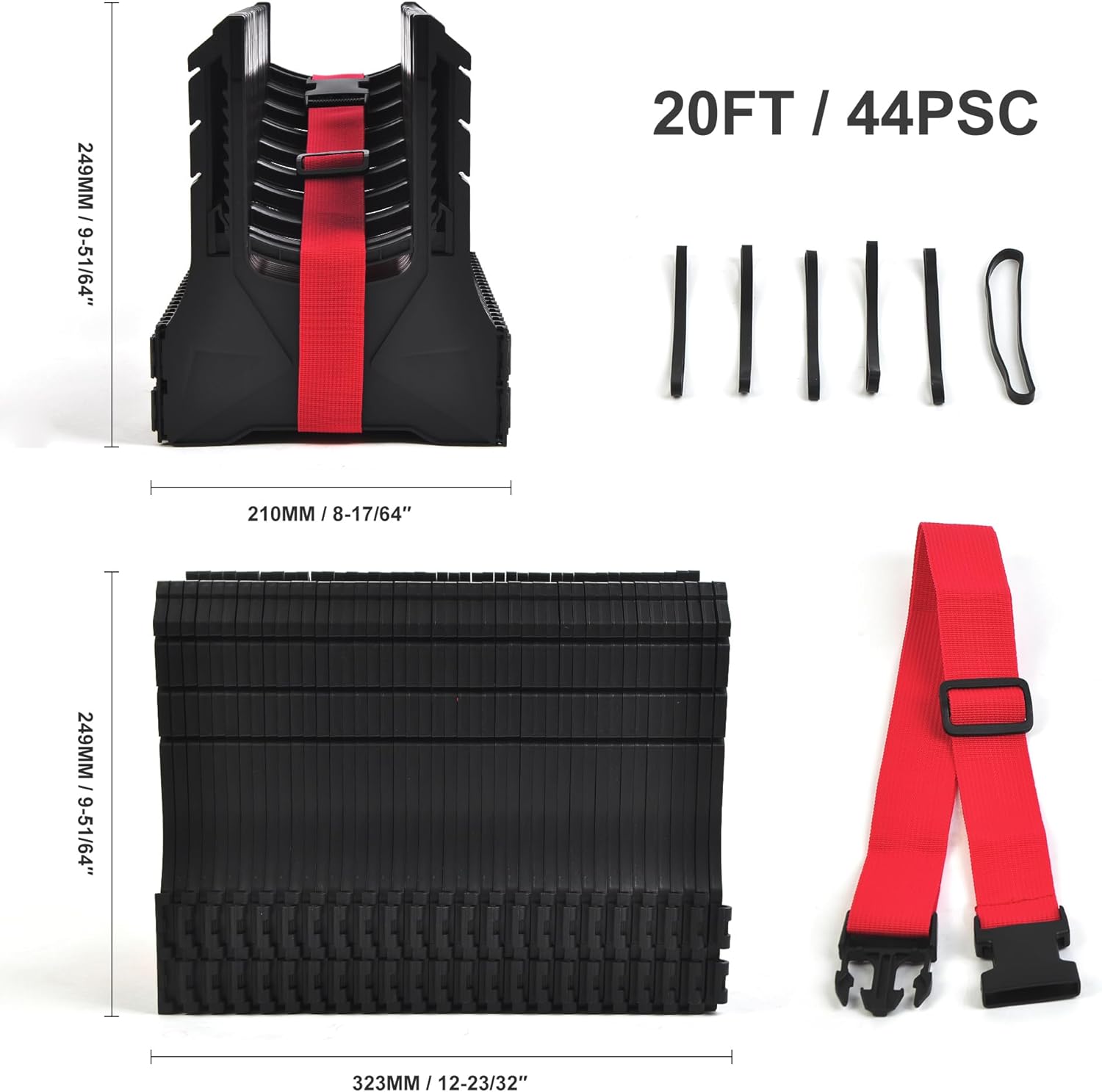 RV Sewer Hose Support, Patented Nesting Design for Small Storage, Quick Setup and Collapse, Ensures Proper Drainage (30 Feet)