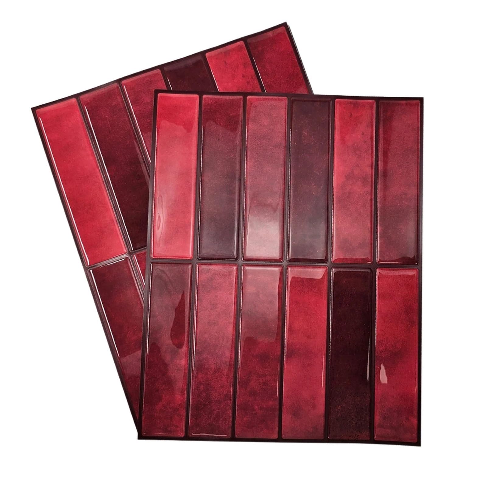 Adesivi per Piastrelle 1/5/10/30 Pezzi 3D Peel And Stick Backsplash 11,4" x 9" Piastrelle autoadesive for Cucina Bagno Piastrelle da Parete Decorazione murale Fai da Te(5Pcs)