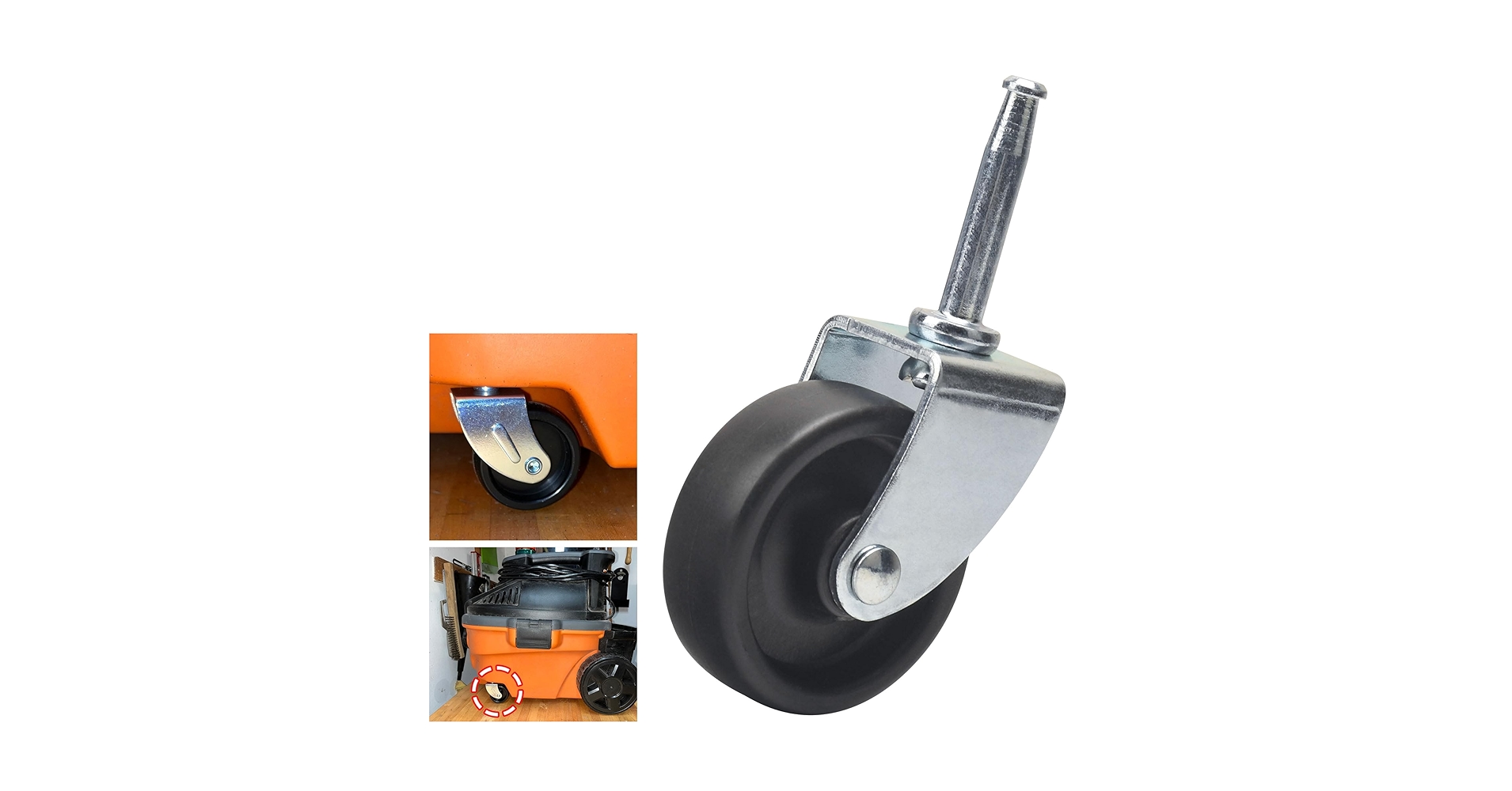 Amazon.com: 12293 Wet Dry Vacuum Caster Wheel - Shop Vac