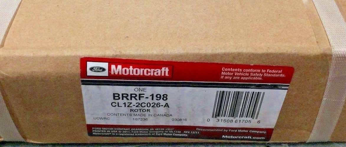 Motorcraft - Rotor Asy - Brake (P) (BRRF198)