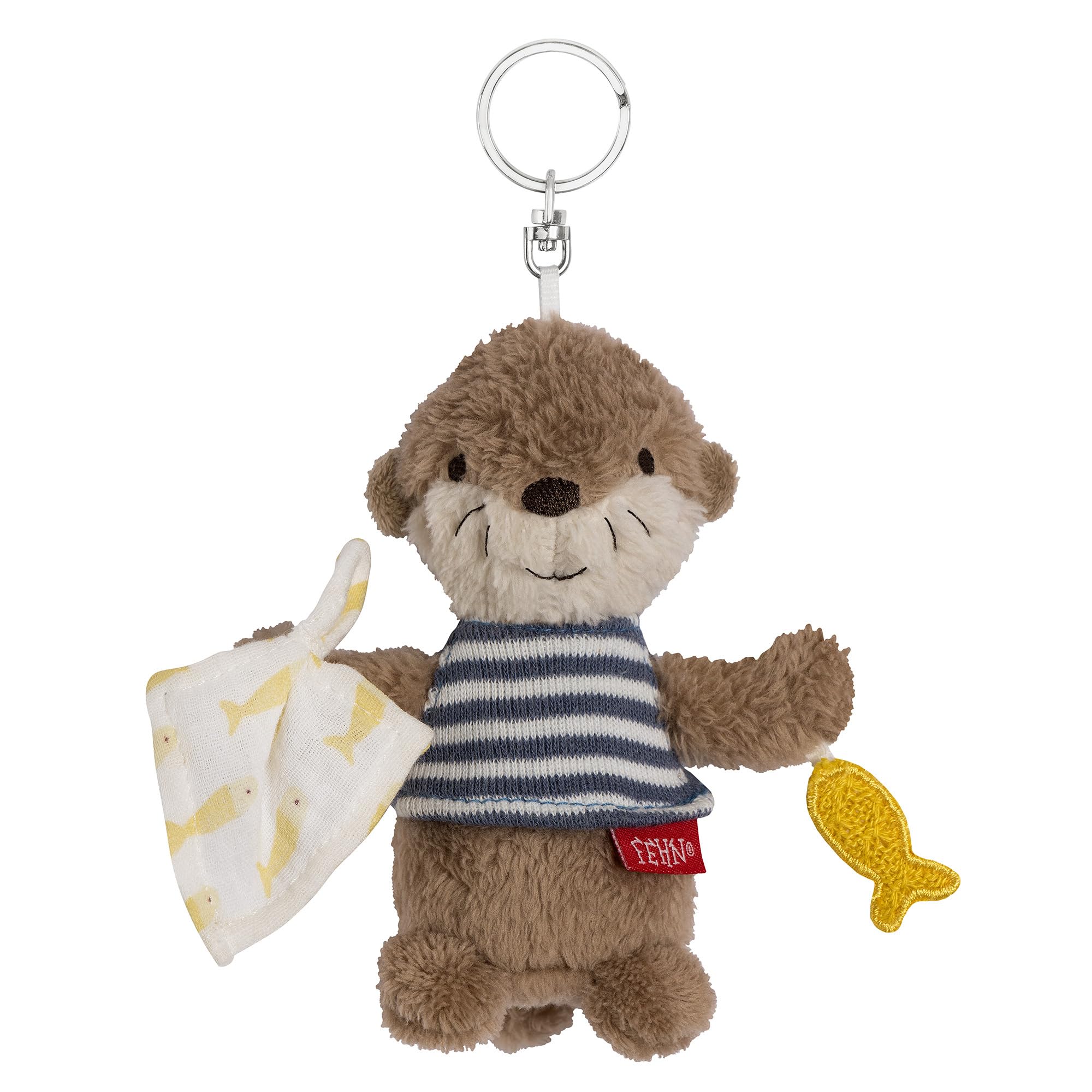 Fehn Otter Theo Keyring - Soft Fabric Companion