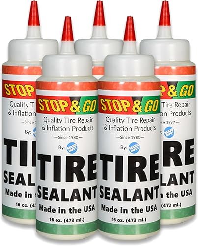 Miniatura 7 de Stop & Go Sellador de neumáticos de alta calidad, evita pinchazos y reparación de pinchazos para neumáticos de tubo o sin cámara en bicicletas, ATV