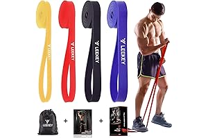 LEEKEY Resistance Bands for Comprehensive Fitness