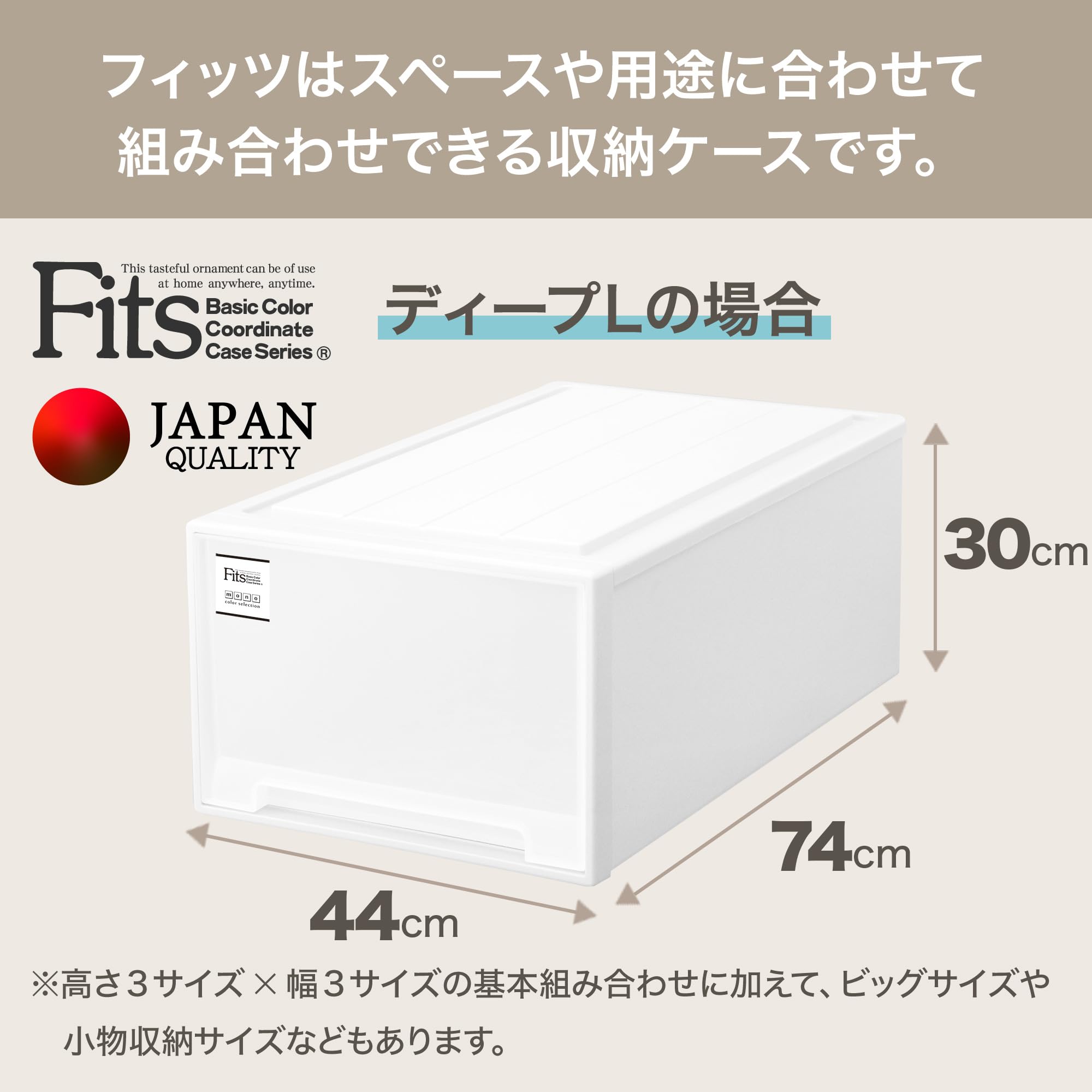 Amazon｜【通販限定2個セット】天馬 収納ボックス フィッツケース 