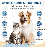 Vista 8 de Probióticos para perros, polvo probiótico con calabaza, prebióticos y enzimas digestivas, 6 mil millones de CFU probióticos para perros