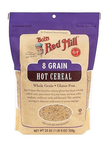 Bobs Red Mill Cereal caliente de 8 granos sin gluten 25 onzas paquete de 3