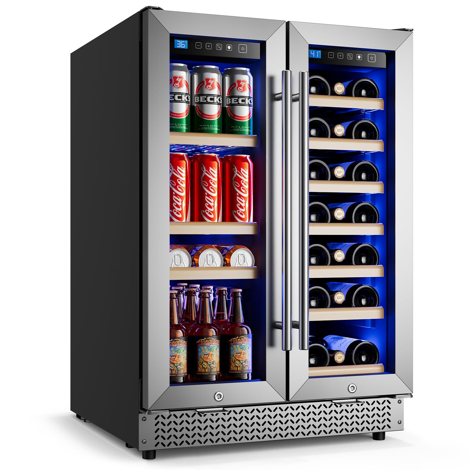 Vushine 4.2 cu ft Beverage Cooler Silver