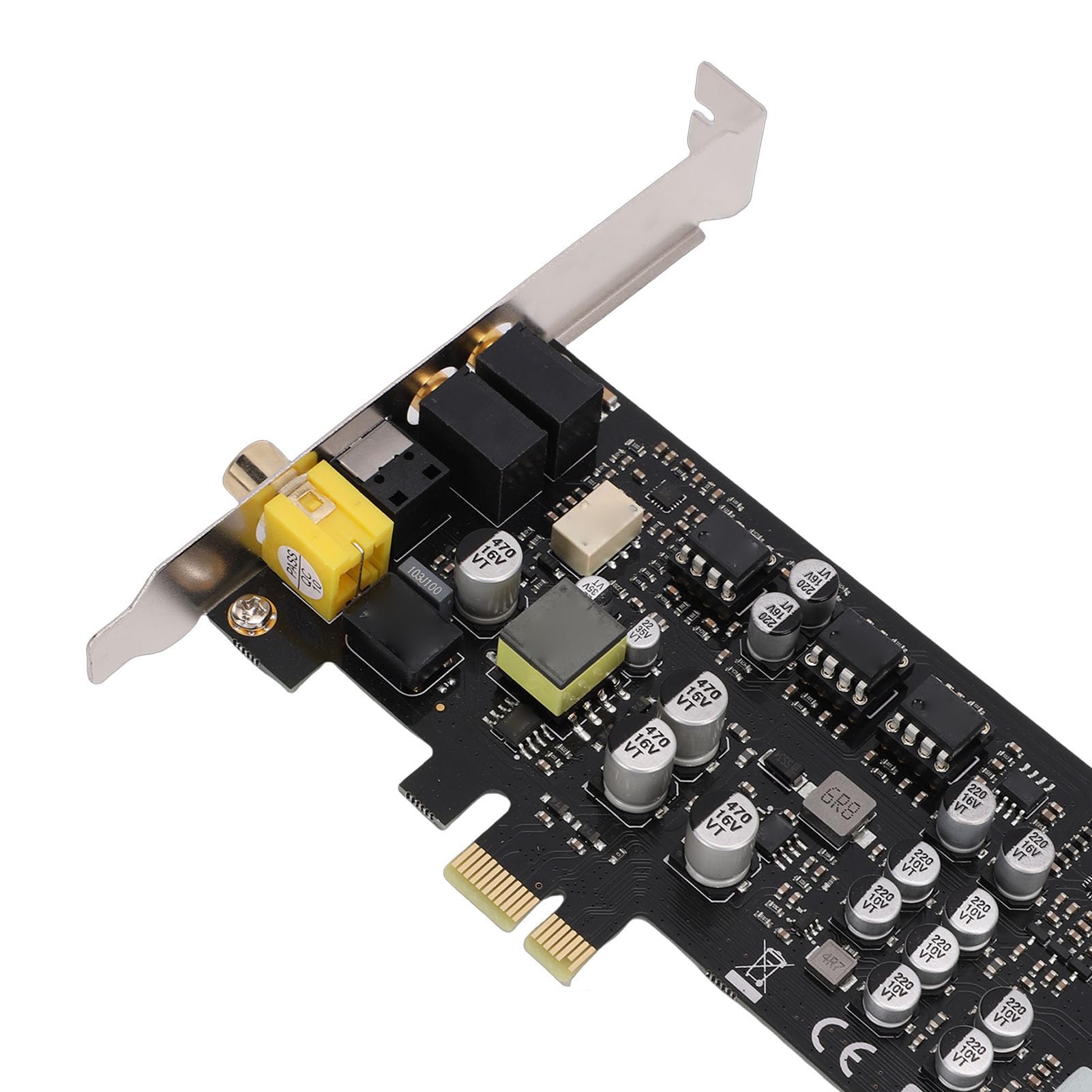 PCI-Express-HiFi-Audiokarte 100 DB | Interne Computer-Soundkarte, 96 kHz, 24 Bit, Mehrere Schnittstellen, Niedriges Profil