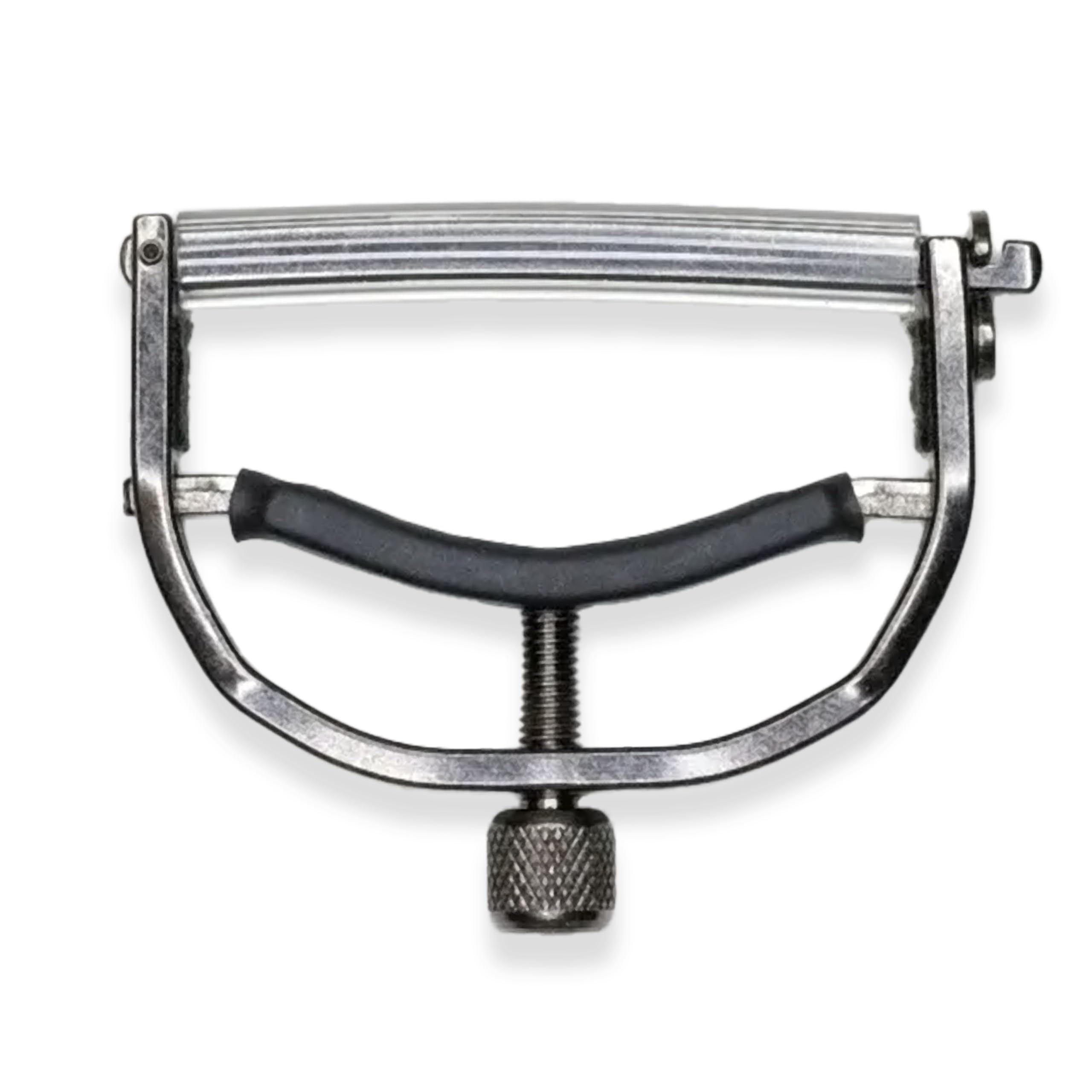 Paige Wide-Neck 6-String Acoustic Guitar Capo – Adjustable Tension, Buzz-Free - Smokey Black Finish