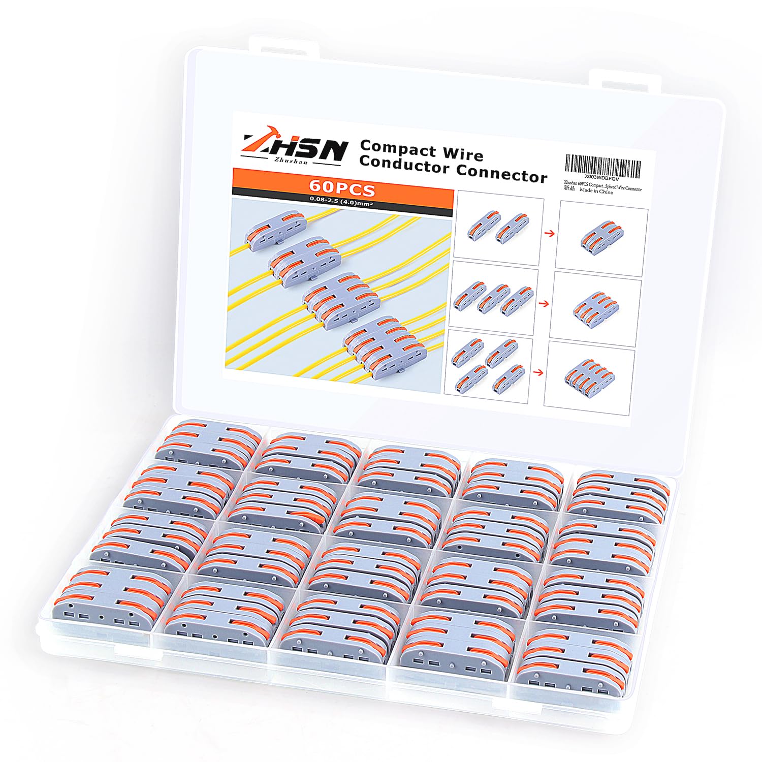 Zhushan Wire Connectors - Quick Splice Kit -10 Zhushan Wire Connectors - Quick Splice Kit -10